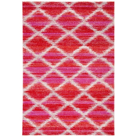 Safavieh 3 x 5 ft. Montage 200 Power Loomed Rectangle Area Rug Fuchsia & Ivory MTG261R-3